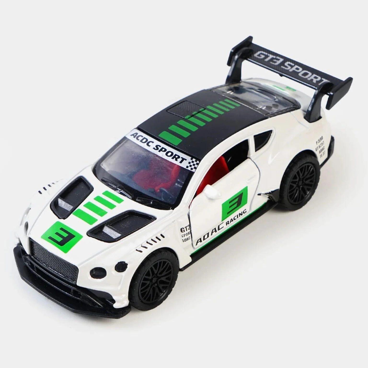 Premium Diecast GT Sports Car – 1:36 Scale Collectible, Opening Doors (Multicolor)