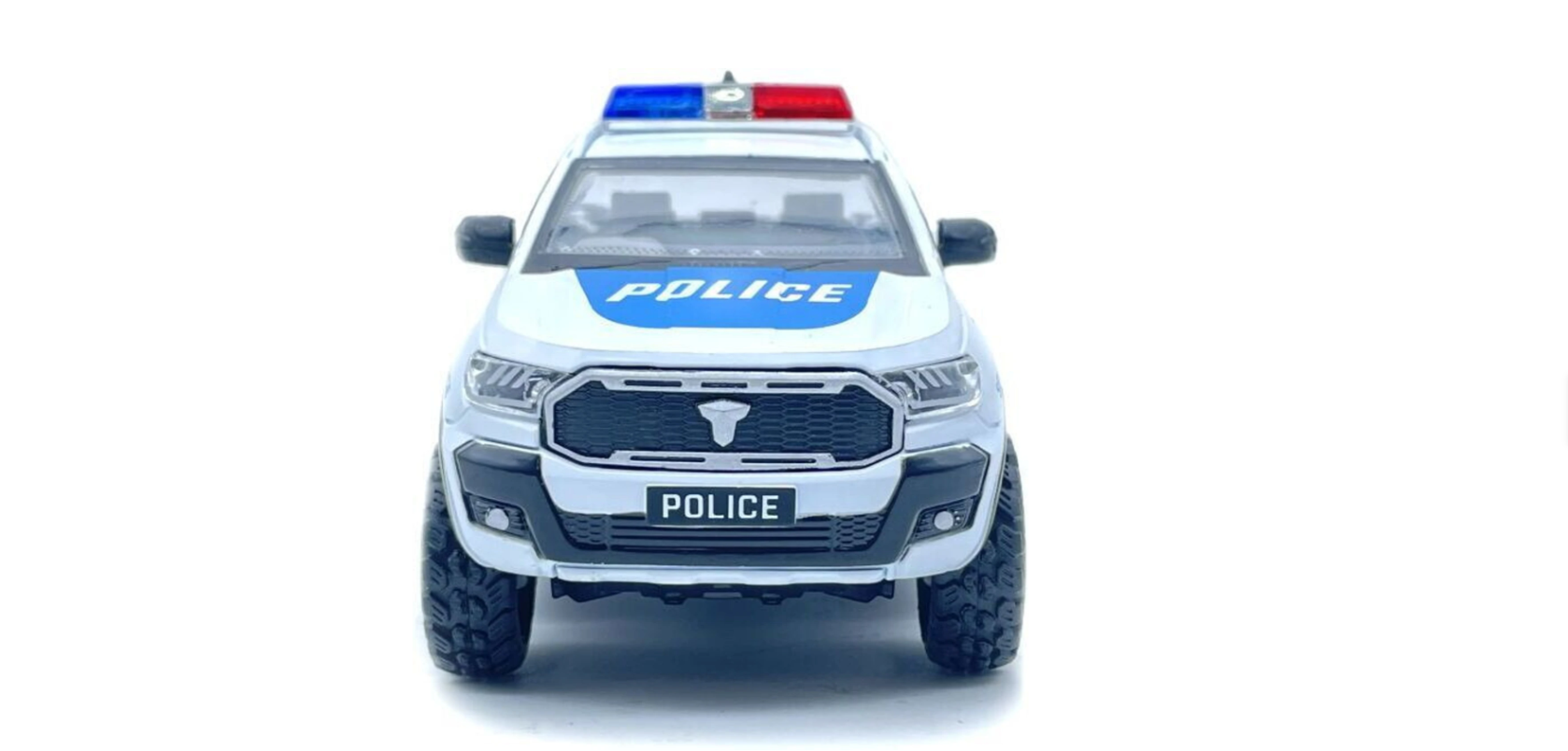 Blue Police Toy Car