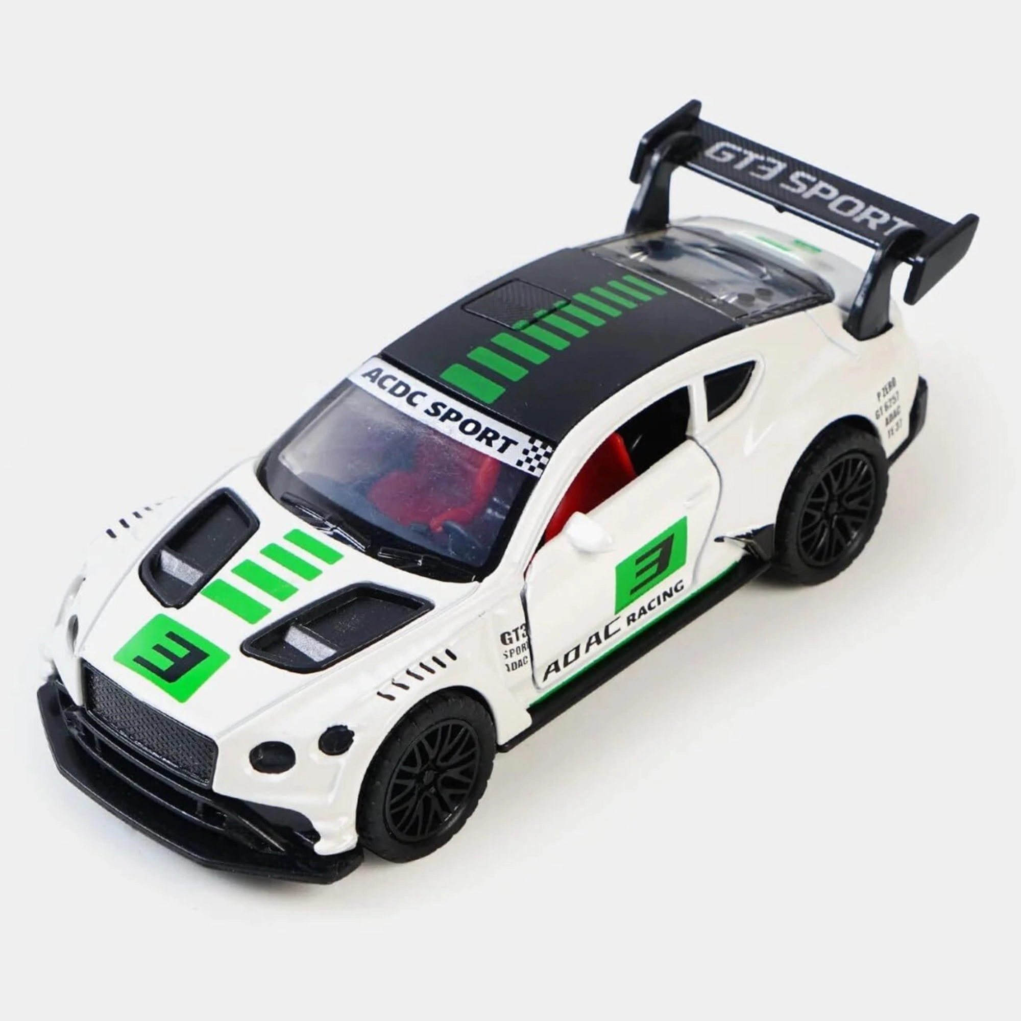 Premium Diecast GT Sports Car – 1:36 Scale Collectible, Opening Doors (Multicolor)