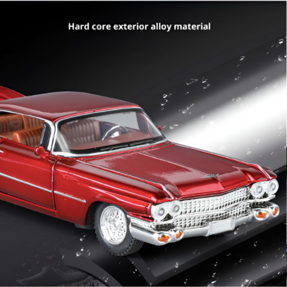1959 Cadillac Series 62 Diecast Model Car 1:24 Scale – Classic Vintage American Luxury Collectible